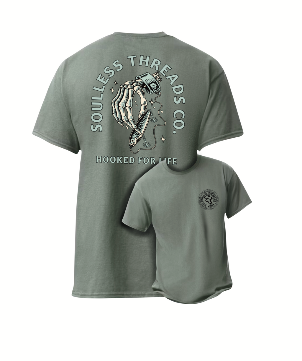 HOOKED FOR LIFE TEE